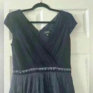 Adrianna Papell Blue Dress.